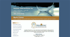 Desktop Screenshot of holisticinterventionsinc.com